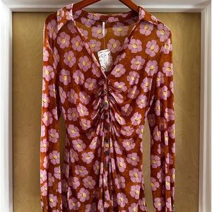 Free People Lucky Shirtee - M